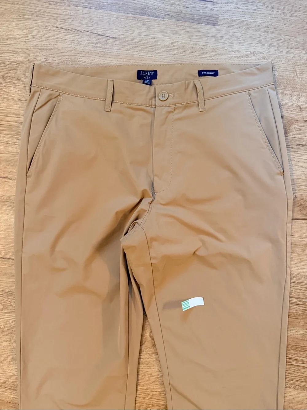 J. Crew Straight-Fit Tech Pant Light Khaki Size 33x32